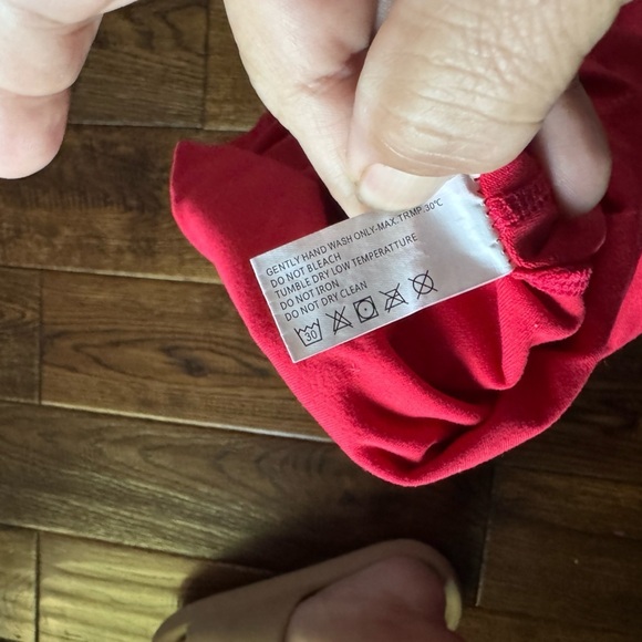 Zyia Red 7/8 Leggings - Picture 5 of 6